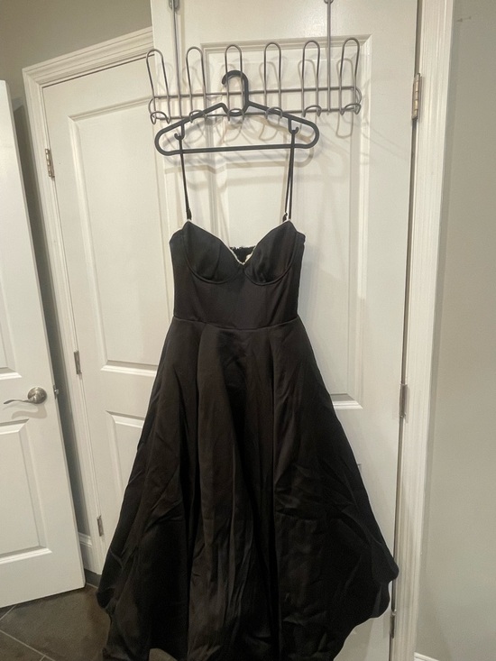 House of CB Dresses & Skirts - House of CB Mademoiselle - Black Satin Tulle MIDI Dress - size medium - A/C cup